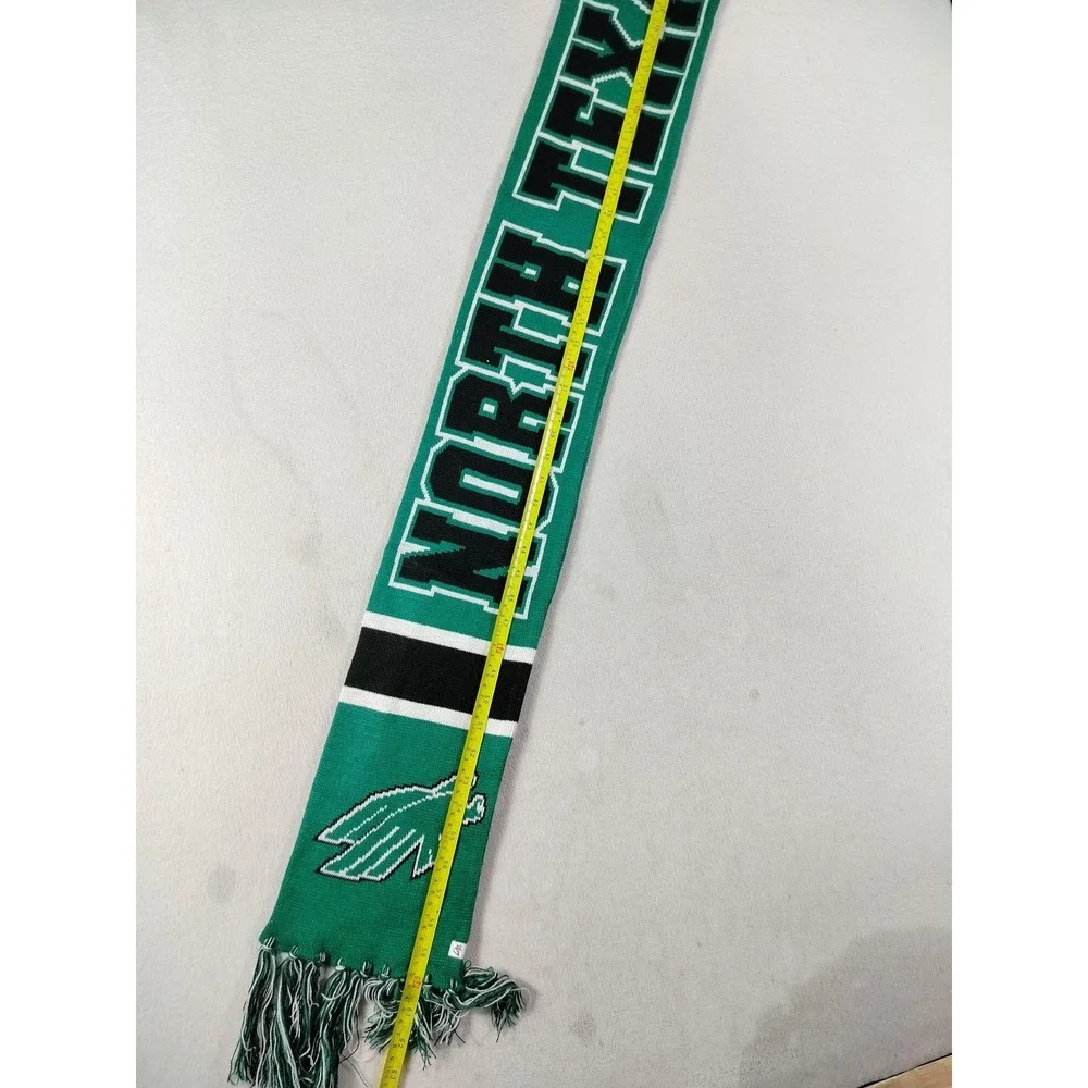North Texas Mean Green Knit Scarf Mens One Size Green NCAA Football 47 Brand